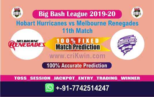 BBL T20 2020 Today Match Prediction REN vs HUR 11th 100% Sure Win