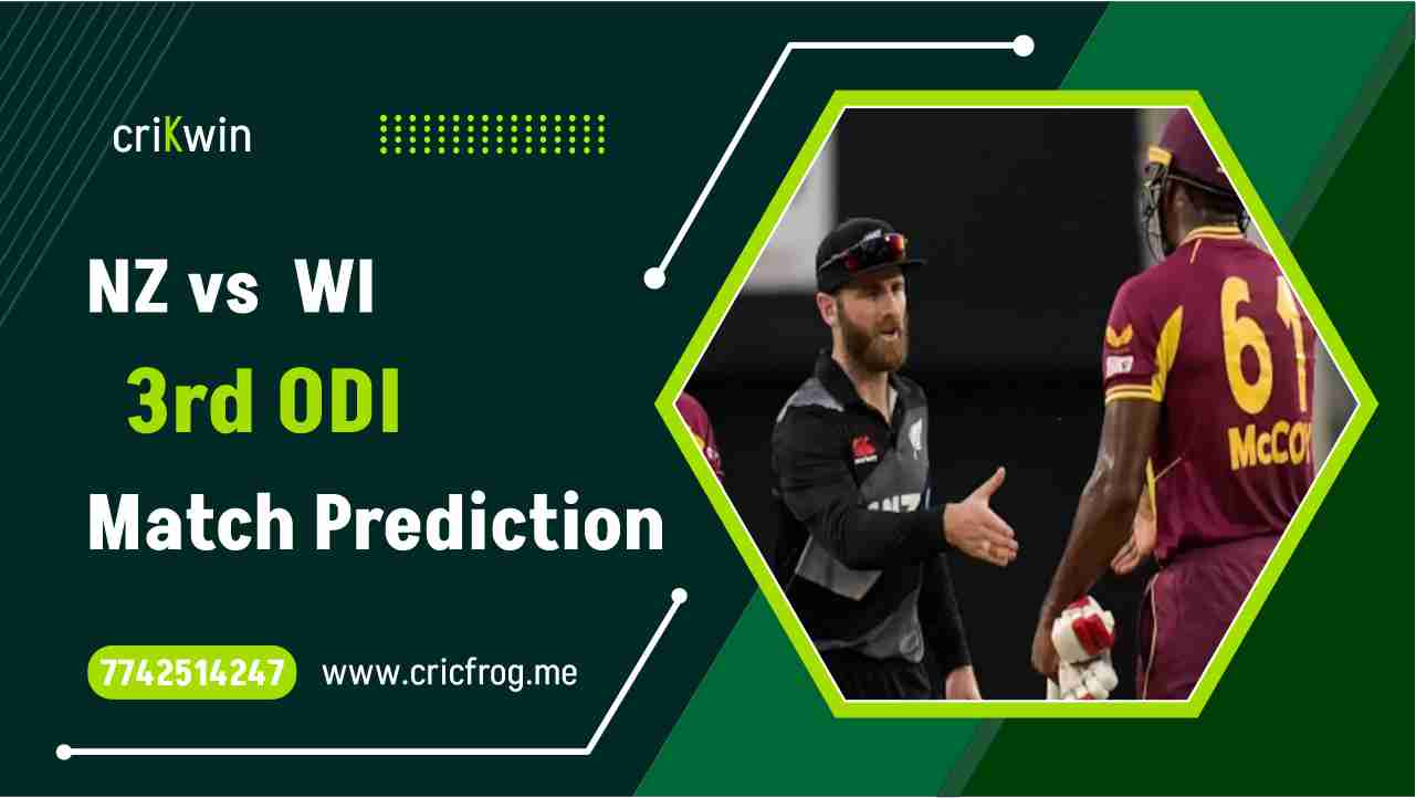 West Indies (NZ) vs New Zealand (WI) 3rd ODI cricket match prediction 100% Sure Free Latest Accurate Updates New Zealand tour of West Indies Astrology - Crikwin