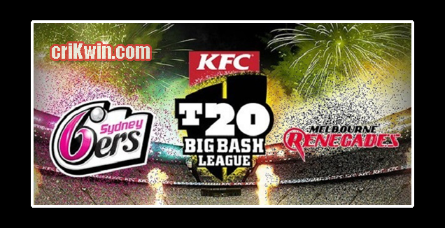 Who Win Today BBL 2018-19 12th Match Sixer vs Renegades