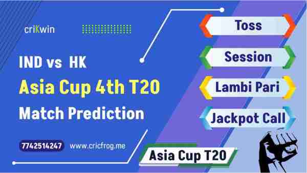 India (IND) vs Hongkong (HK) 4th T20 cricket match prediction 100% Sure Free Latest Accurate Updates Asia Cup T20 Astrology - Crikwin