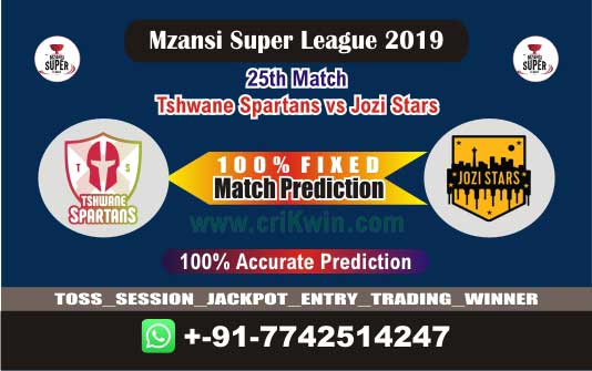 MSL 2019 Today Match Prediction JOZ vs TST 25th Who Will Win toss