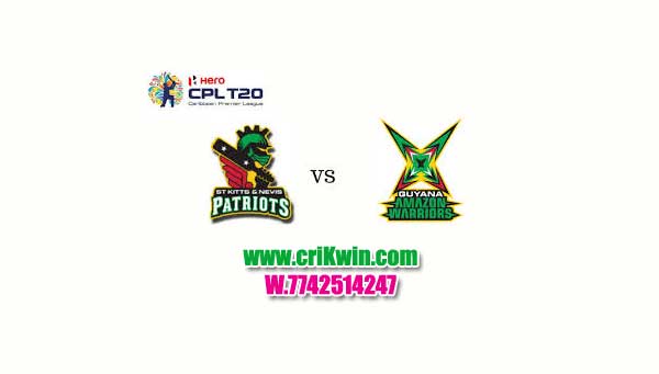 CPL 2019 Cricket Match Prediction 100% Sure Guyana vs Nevis Patriots 11th Match Who will win today GUY vs SKN