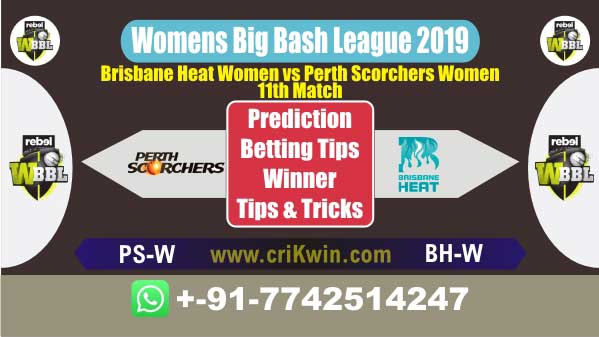 WBBL 2019 100% Sure Today Match Prediction winning chance of BHW vs PSW 11th Cricket True Astrology Winner Toss Tips Who will win today