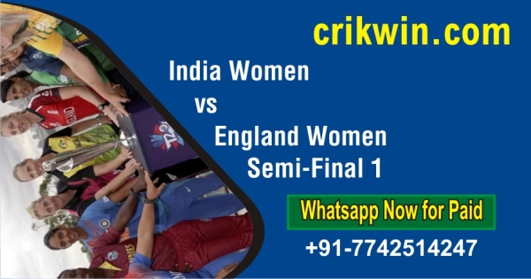100% Sure Today Match Prediction EN-W vs IN-W Semi-Final 1 Womens