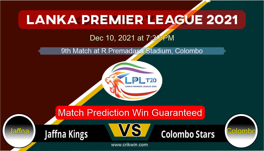 Jaffna vs Colombo LPL T20 9th Today Match Prediction Who will win