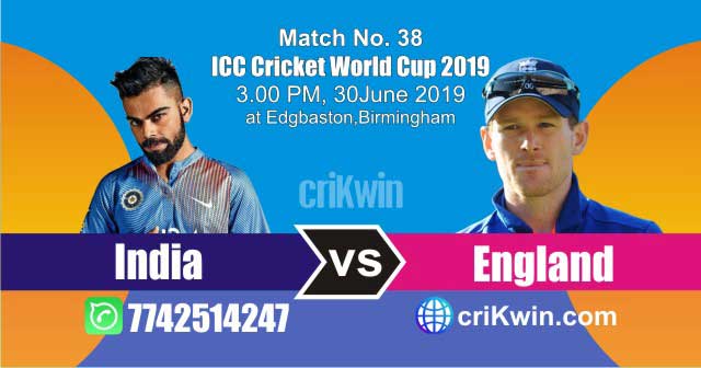 Eng vs Ind 38th Match World Cup 2019 Winner Astrology Predict