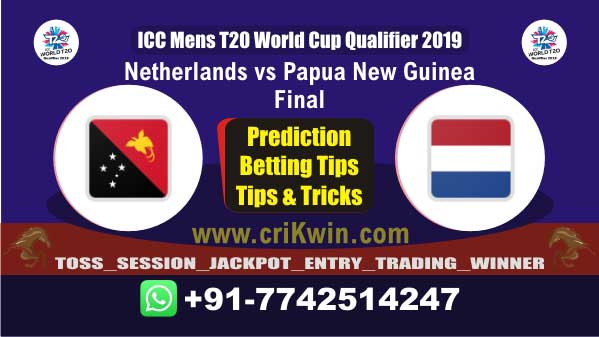 WC T20 Qualifier Today Match Prediction PNG vs NED Final Match Who Will Win