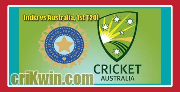 IND vs AUS 1st T20 Today Match Prediction Tips – Toss – 100% Sure