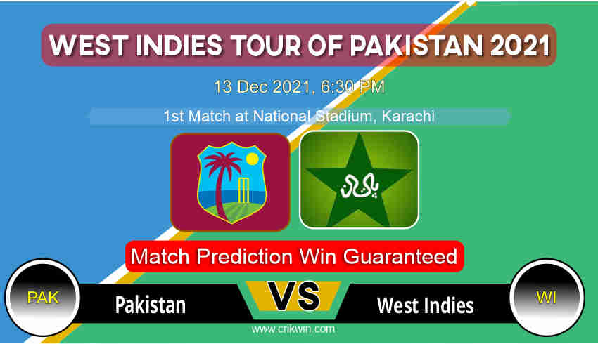 Pakistan vs West Indies T20 1st Today Match Prediction with latest all updates from West Indies tour of Pakistan 2021 13 Dec 2021, 6:30
