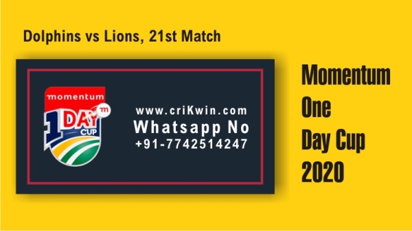 100% Sure Today Match Prediction Lions vs Dolphins 21st Domestic ODI